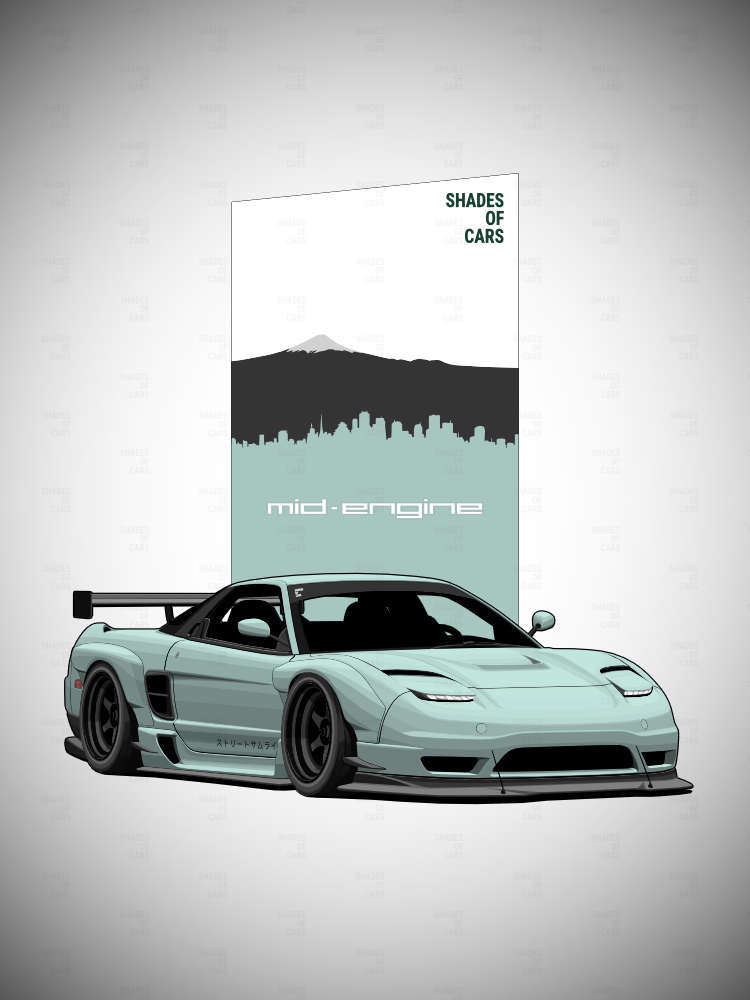 MID-ENGINE | JDM Automotive Poster