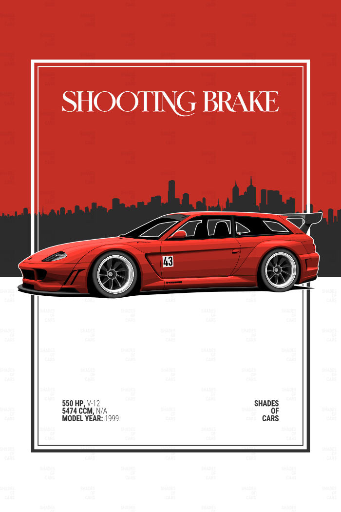 Italian Shooting Brake | Automotive Poster