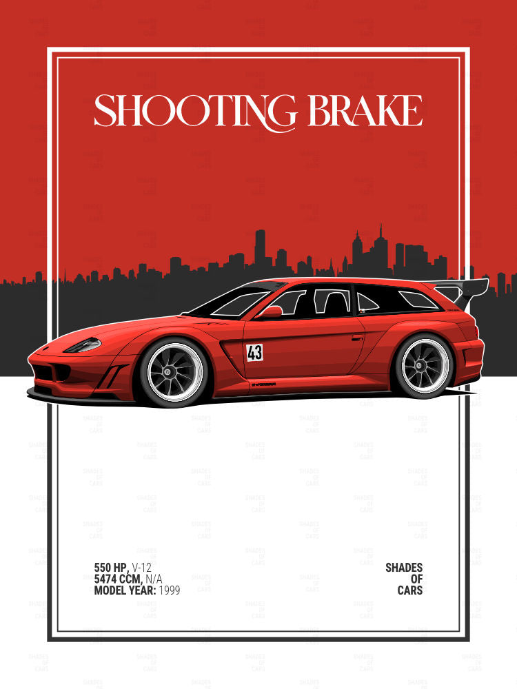 Italian Shooting Brake | Automotive Poster