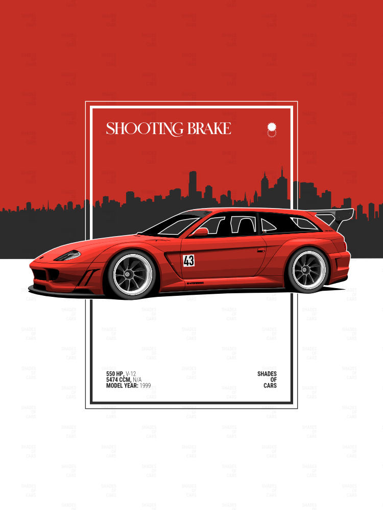 Italian Shooting Brake | Automotive Poster