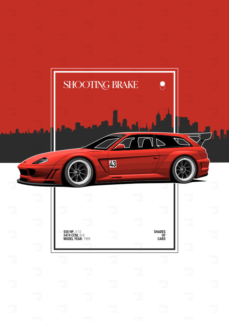 Italian Shooting Brake | Automotive Poster