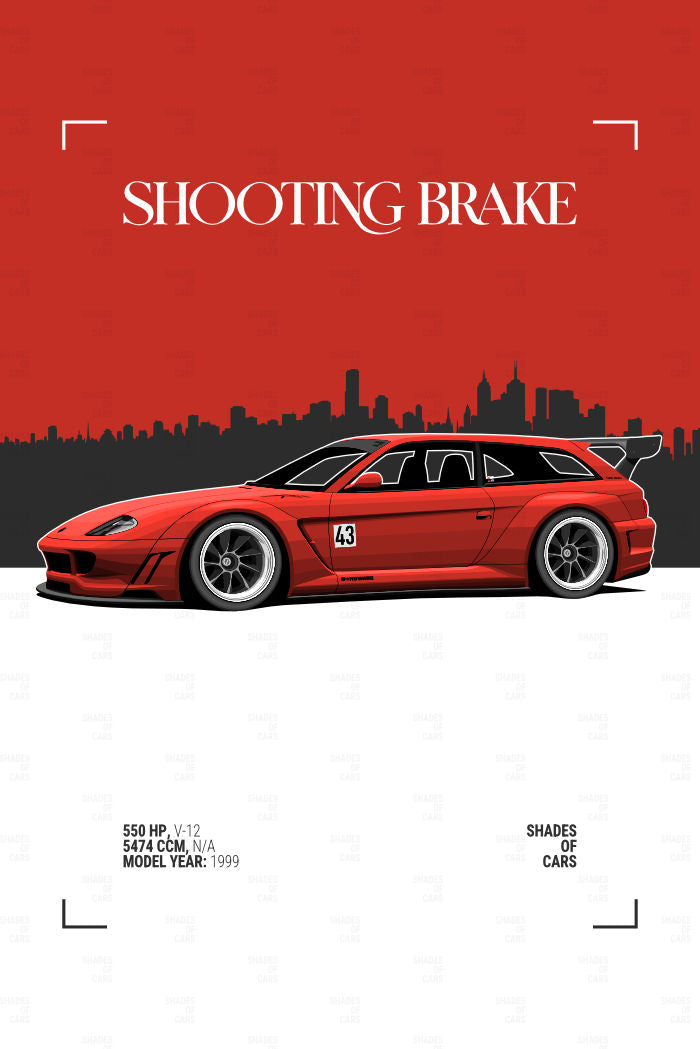Italian Shooting Brake | Automotive Poster