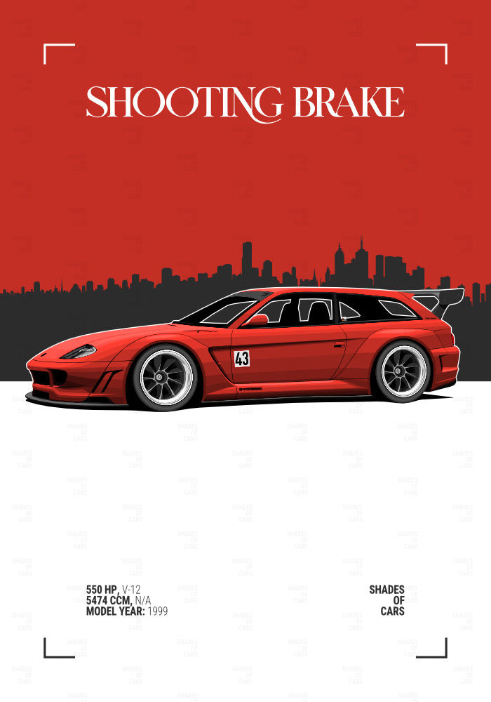 Italian Shooting Brake | Automotive Poster