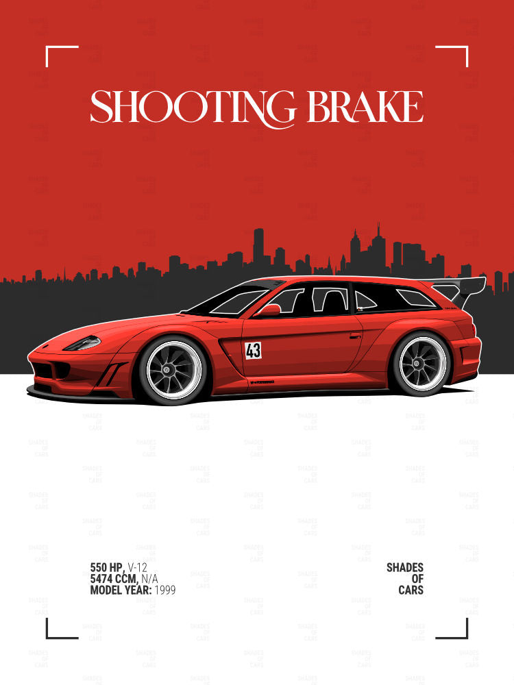 Italian Shooting Brake | Automotive Poster