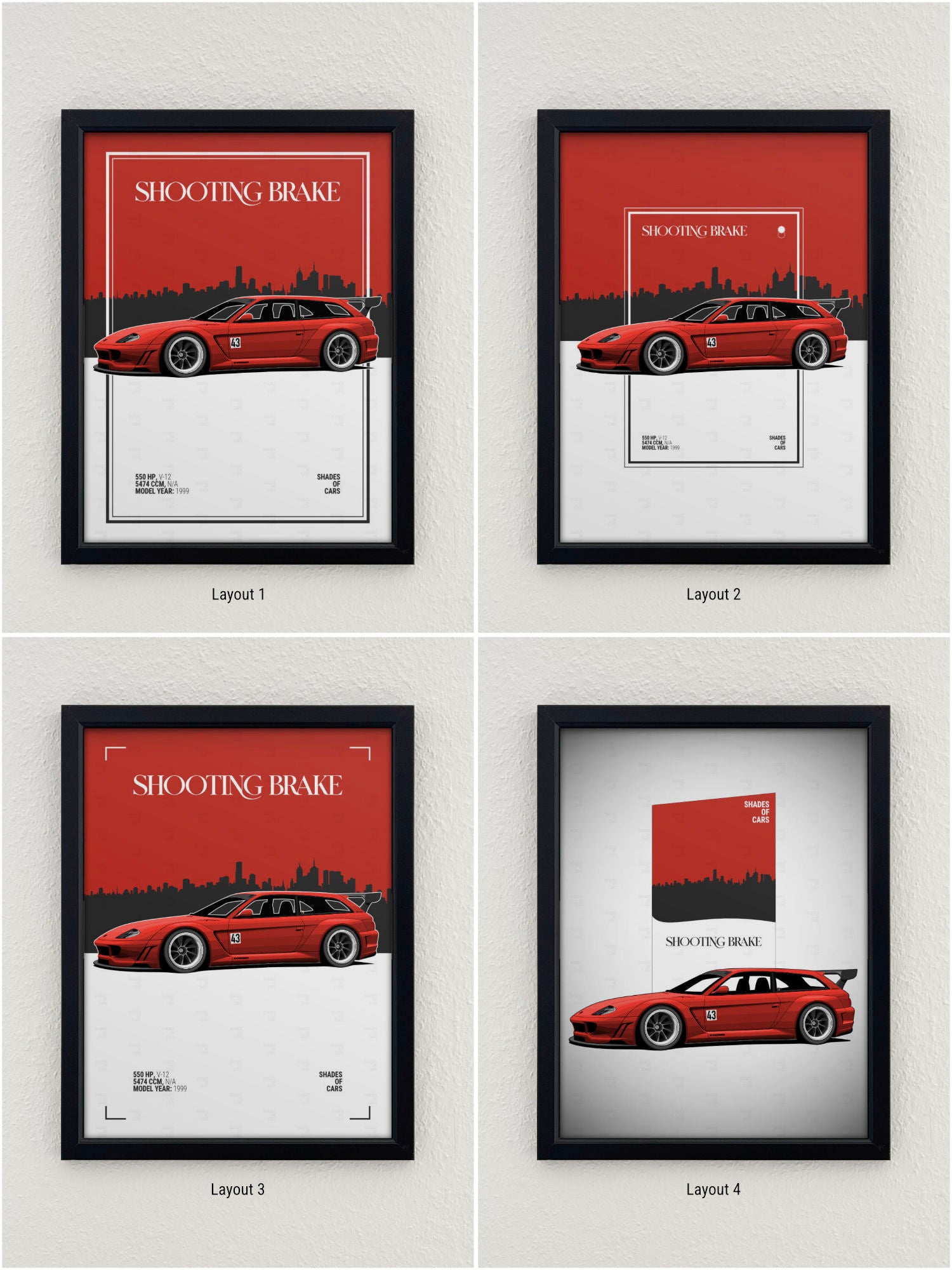 Italian Shooting Brake | Automotive Poster