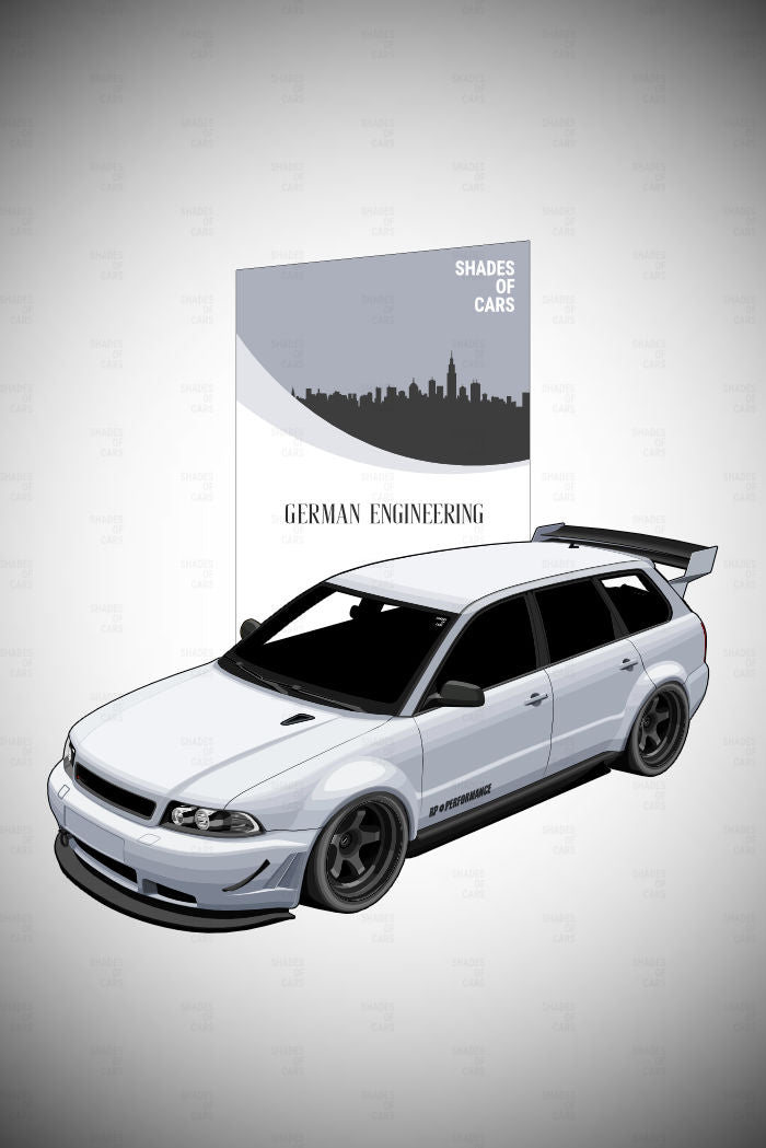 German Kombi Power | Automotive Poster