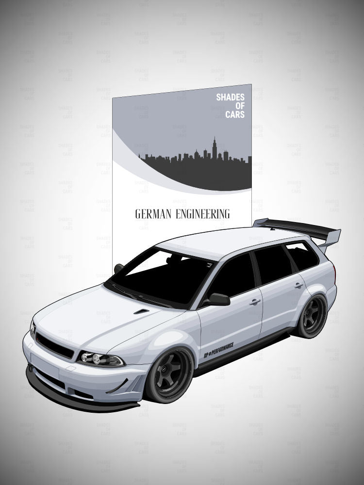 German Kombi Power | Automotive Poster