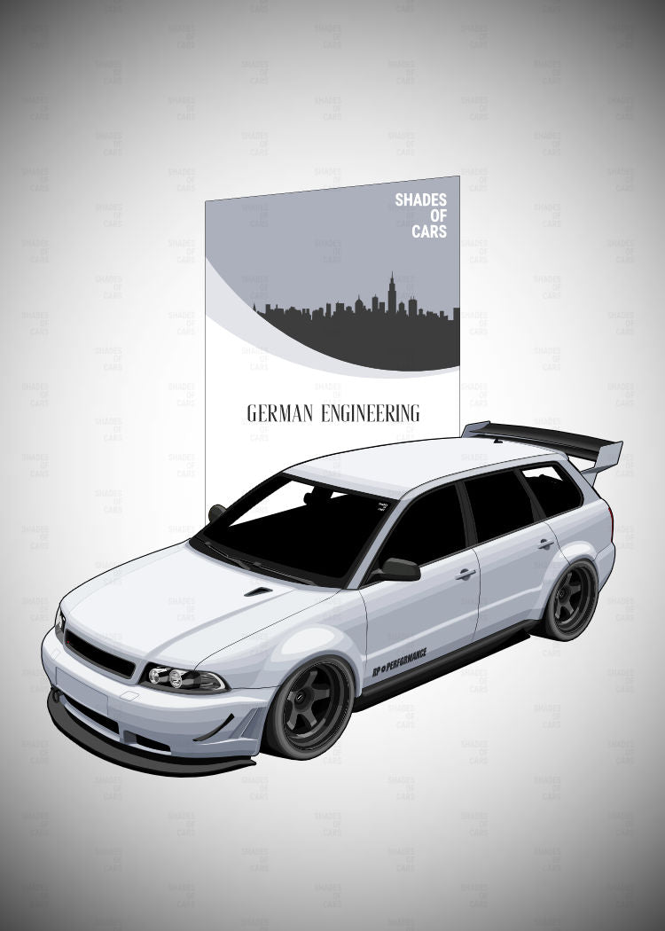 German Kombi Power | Automotive Poster
