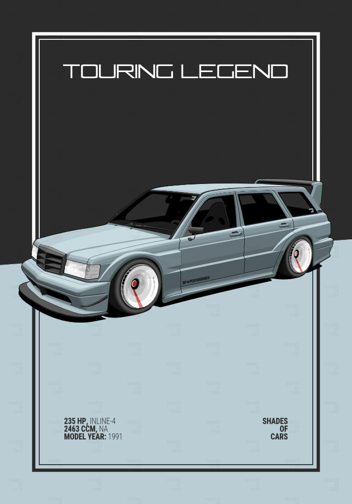 Touring Wagon | Automotive Poster