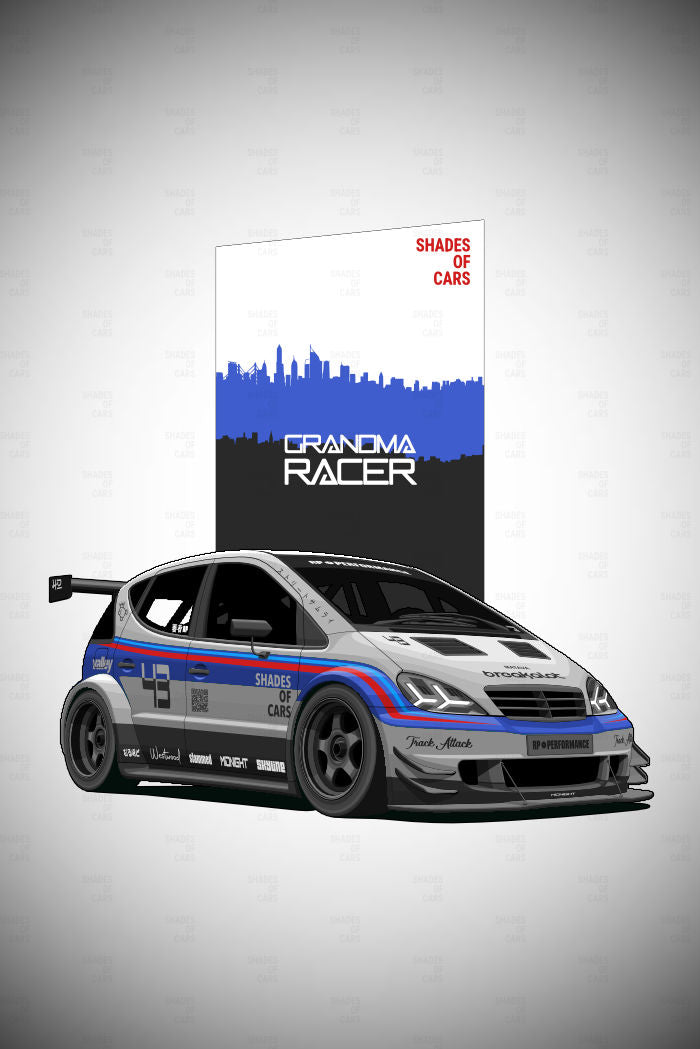 GRANDMA RACER | Automotive Poster