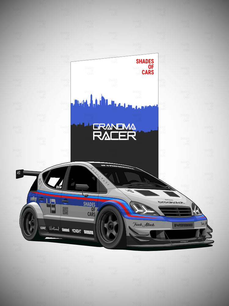 GRANDMA RACER | Automotive Poster