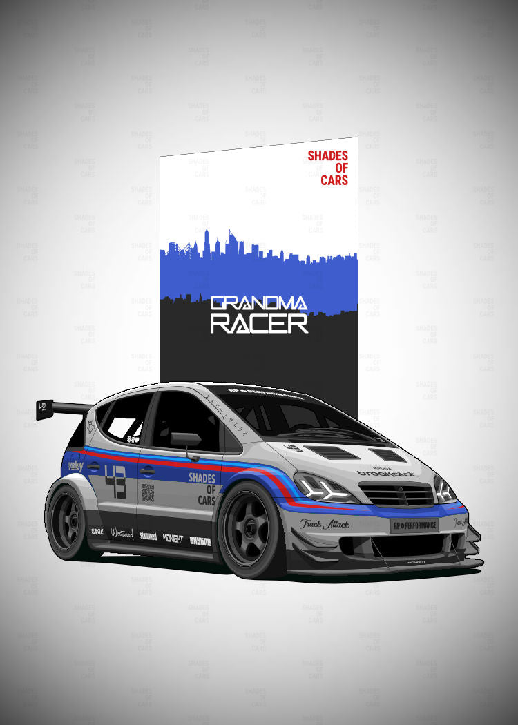 GRANDMA RACER | Automotive Poster