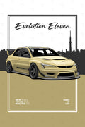 Evolution Eleven | JDM Automotive Poster