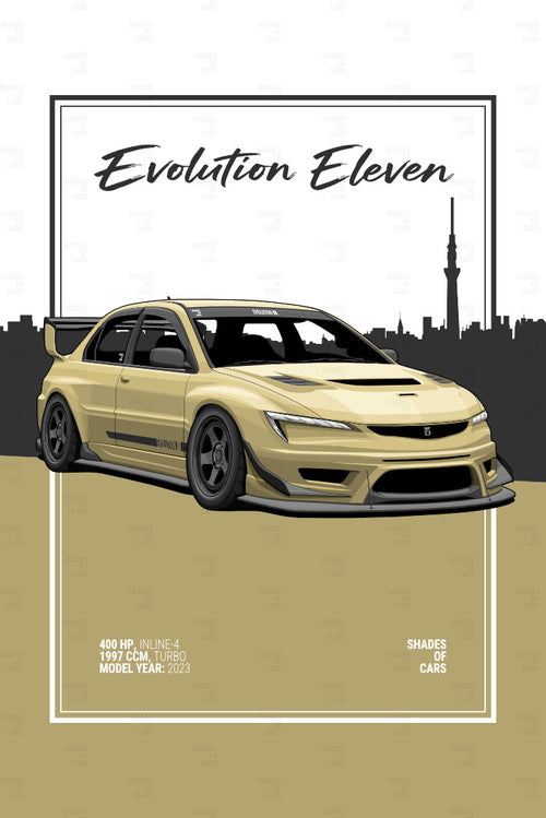 Evolution Eleven | JDM Automotive Poster