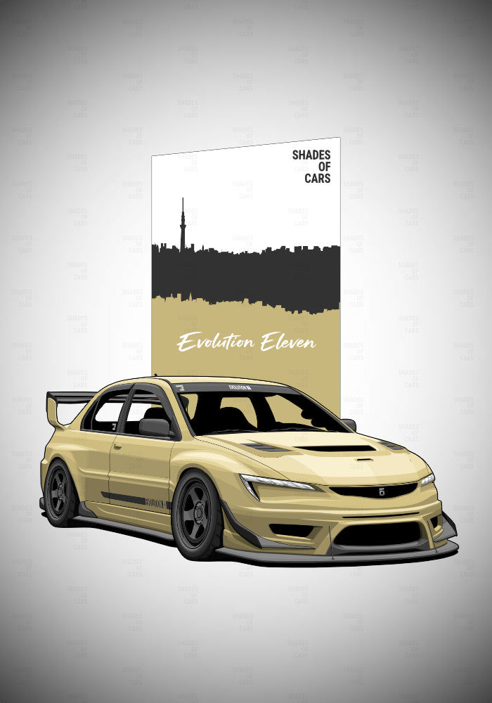 Evolution Eleven | JDM Automotive Poster