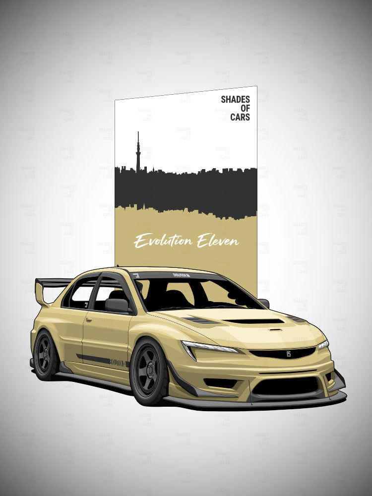Evolution Eleven | JDM Automotive Poster