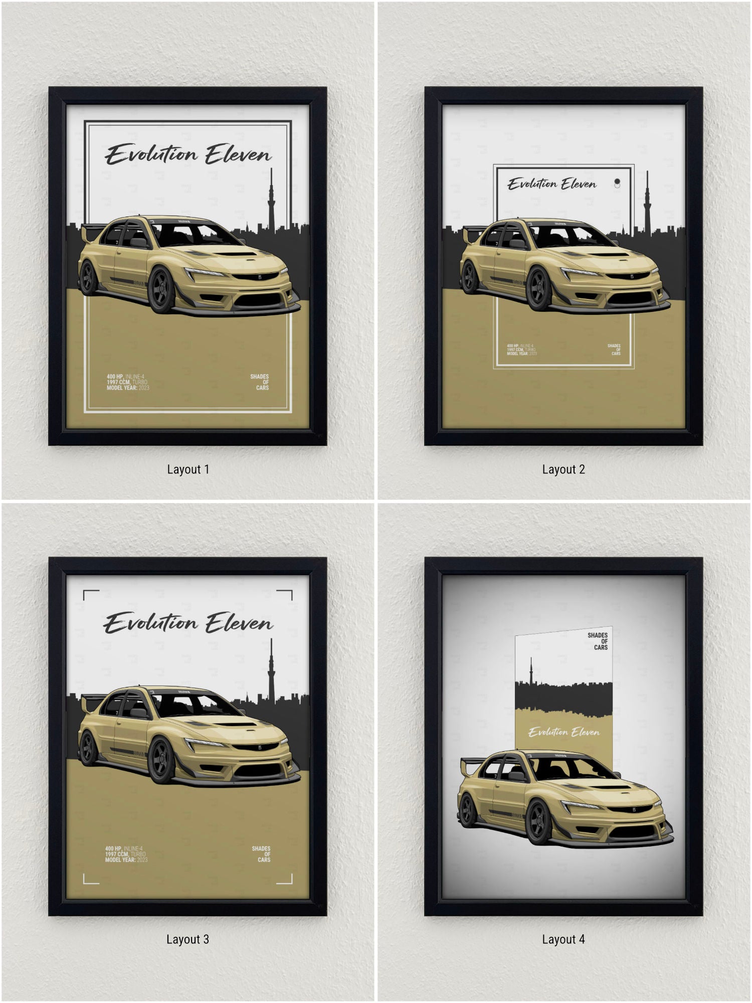 Evolution Eleven | JDM Automotive Poster