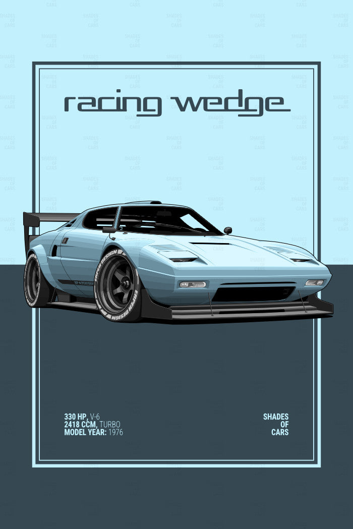 Racing Wedge | Automotive Poster