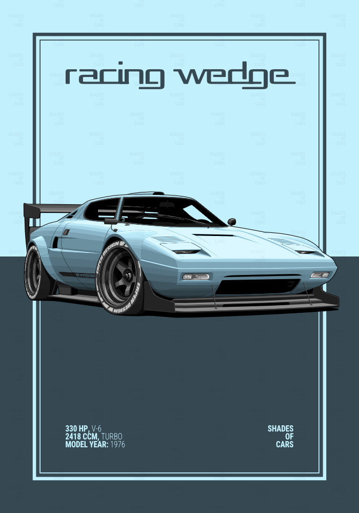 Racing Wedge | Automotive Poster