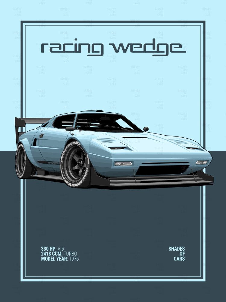 Racing Wedge | Automotive Poster