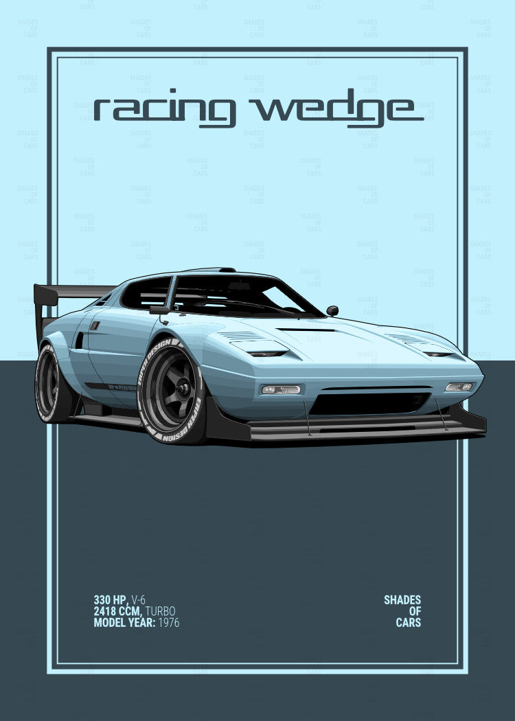 Racing Wedge | Automotive Poster