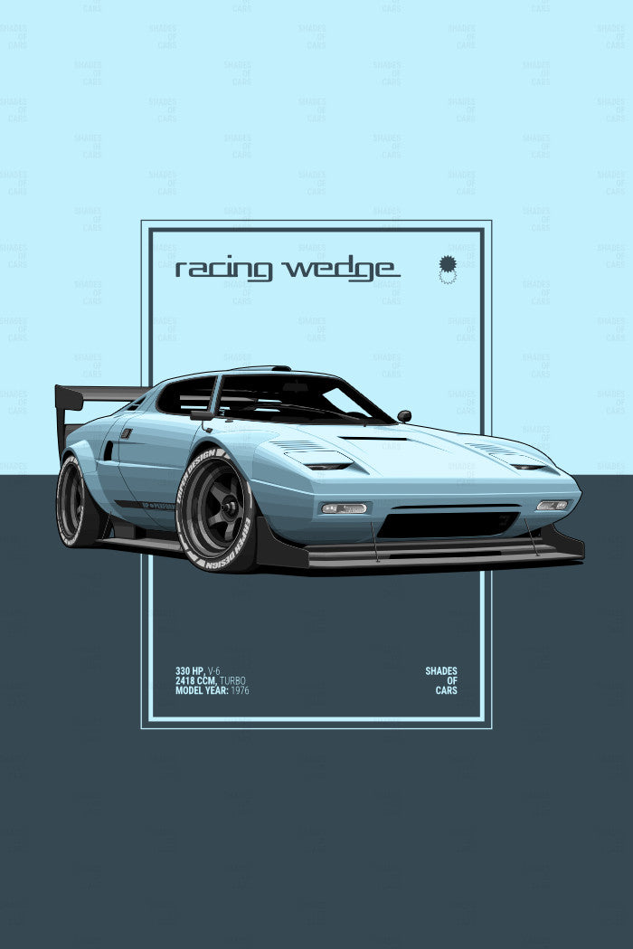 Racing Wedge | Automotive Poster