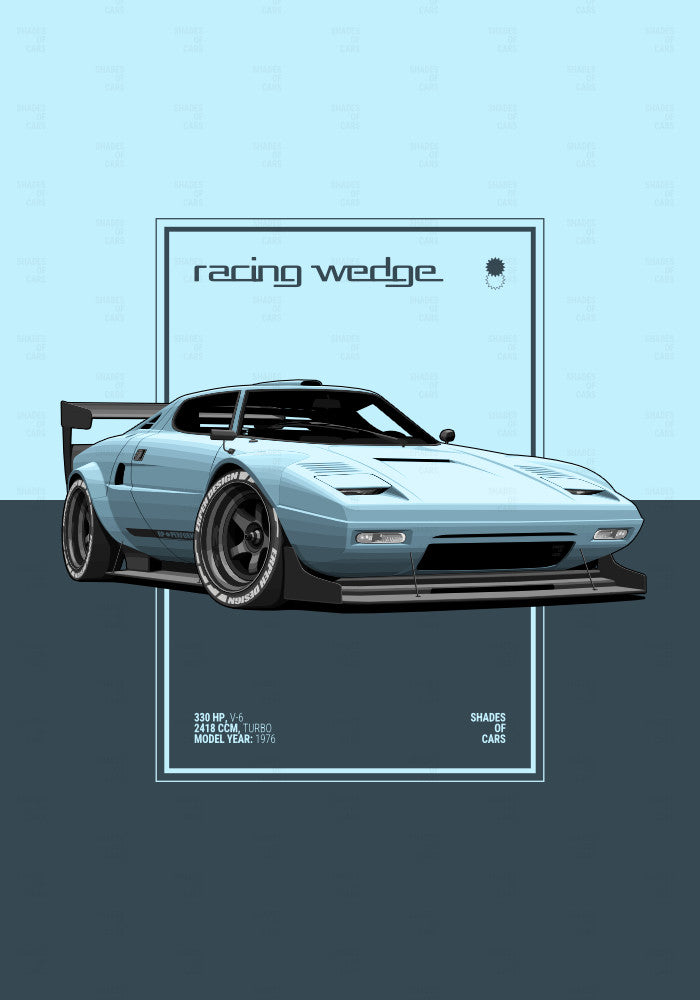 Racing Wedge | Automotive Poster