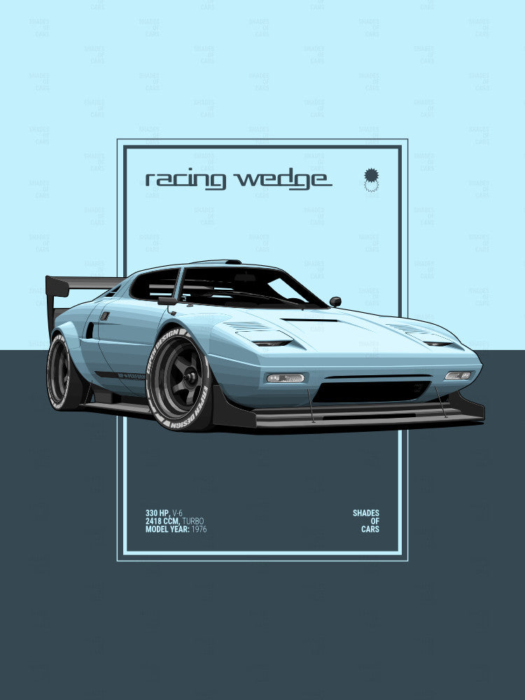 Racing Wedge | Automotive Poster
