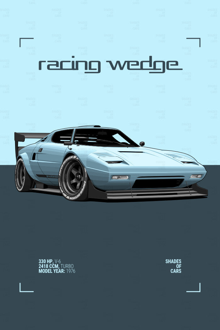 Racing Wedge | Automotive Poster