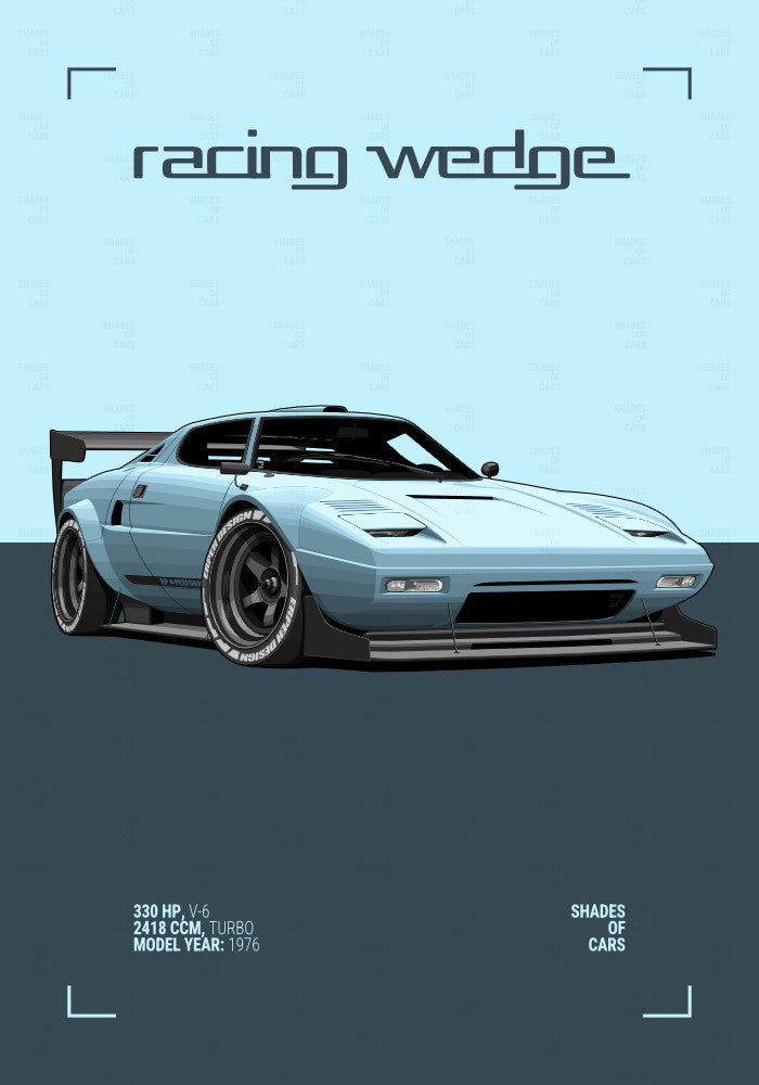 Racing Wedge | Automotive Poster