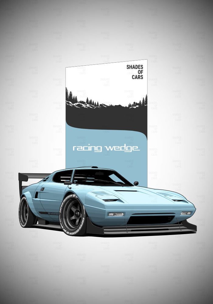 Racing Wedge | Automotive Poster