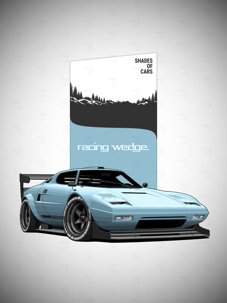 Racing Wedge | Automotive Poster