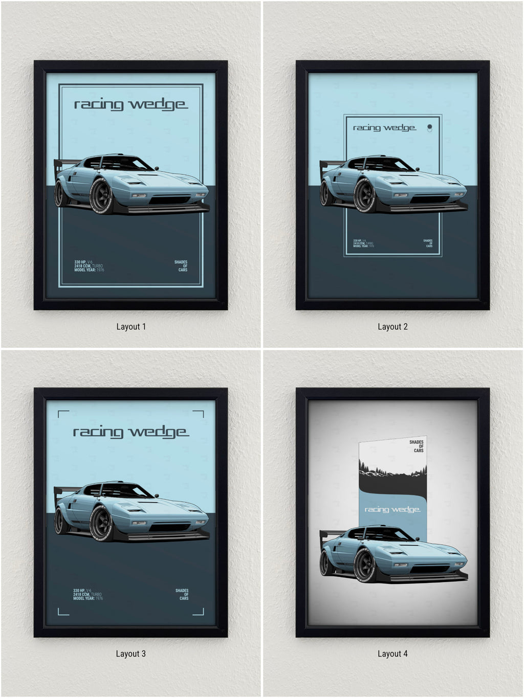 Racing Wedge | Automotive Poster