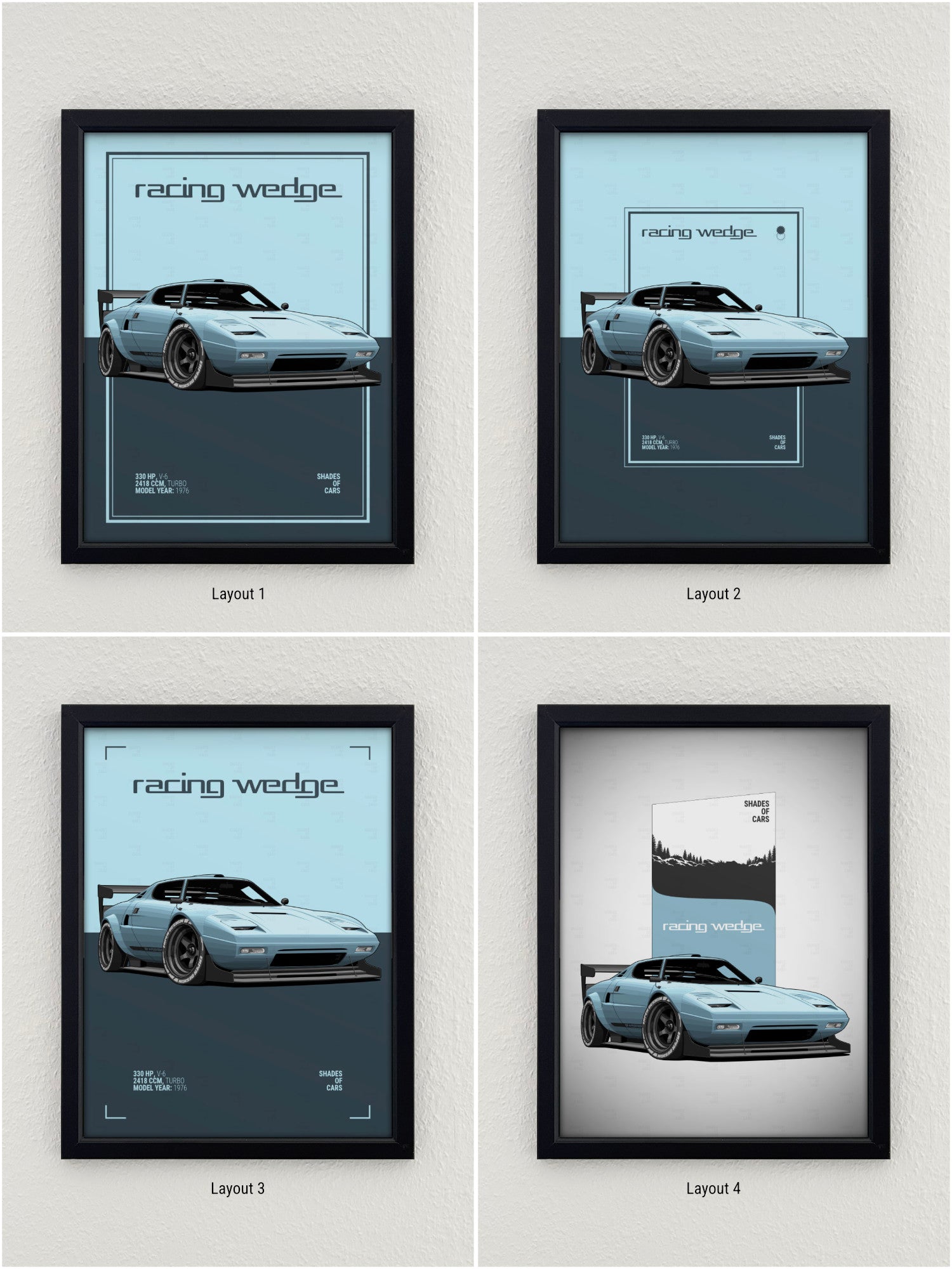 Racing Wedge | Automotive Poster