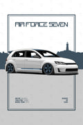 AIR FORCE SEVEN | Automotive Poster