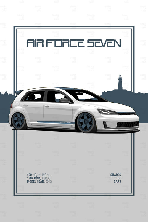 AIR FORCE SEVEN | Automotive Poster