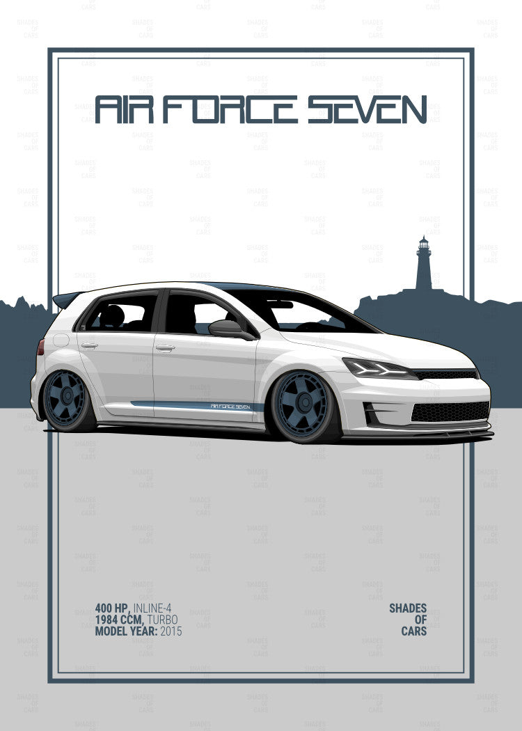 AIR FORCE SEVEN | Automotive Poster