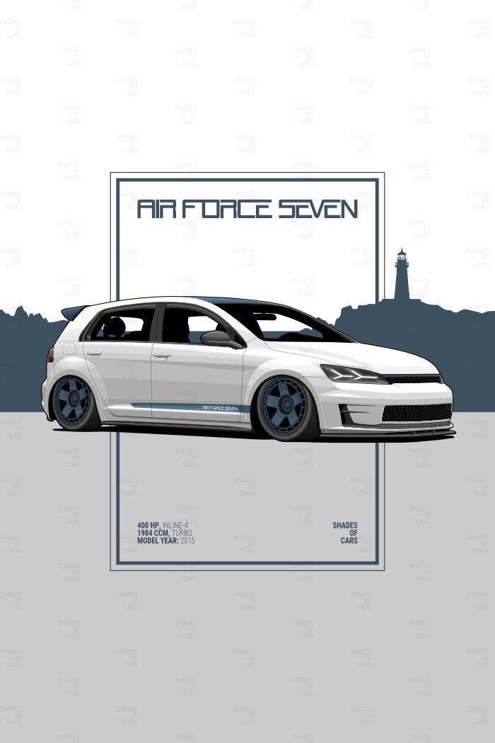 AIR FORCE SEVEN | Automotive Poster