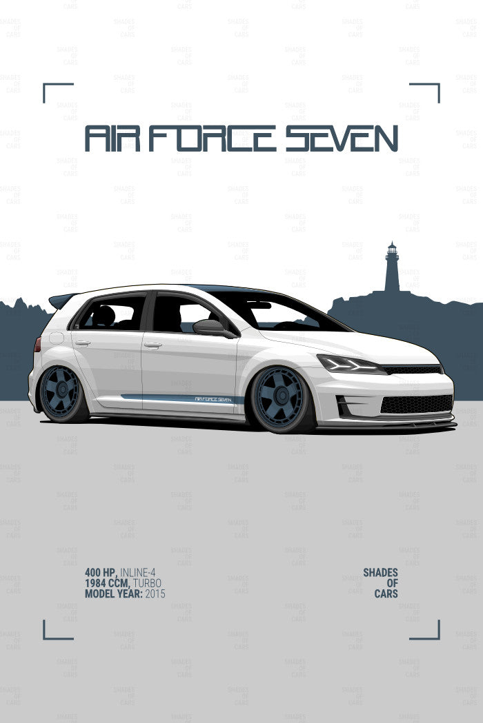 AIR FORCE SEVEN | Automotive Poster