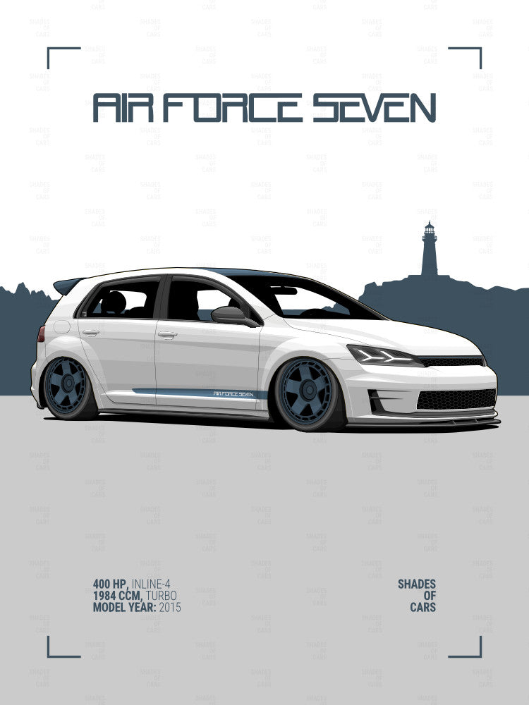 AIR FORCE SEVEN | Automotive Poster