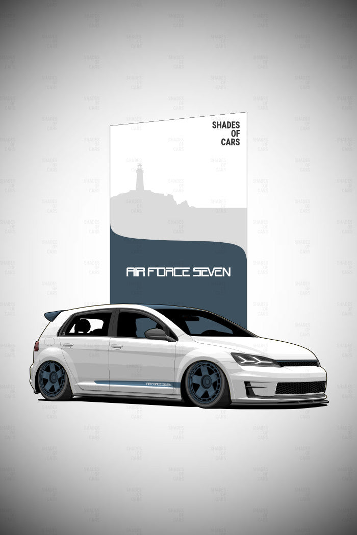 AIR FORCE SEVEN | Automotive Poster