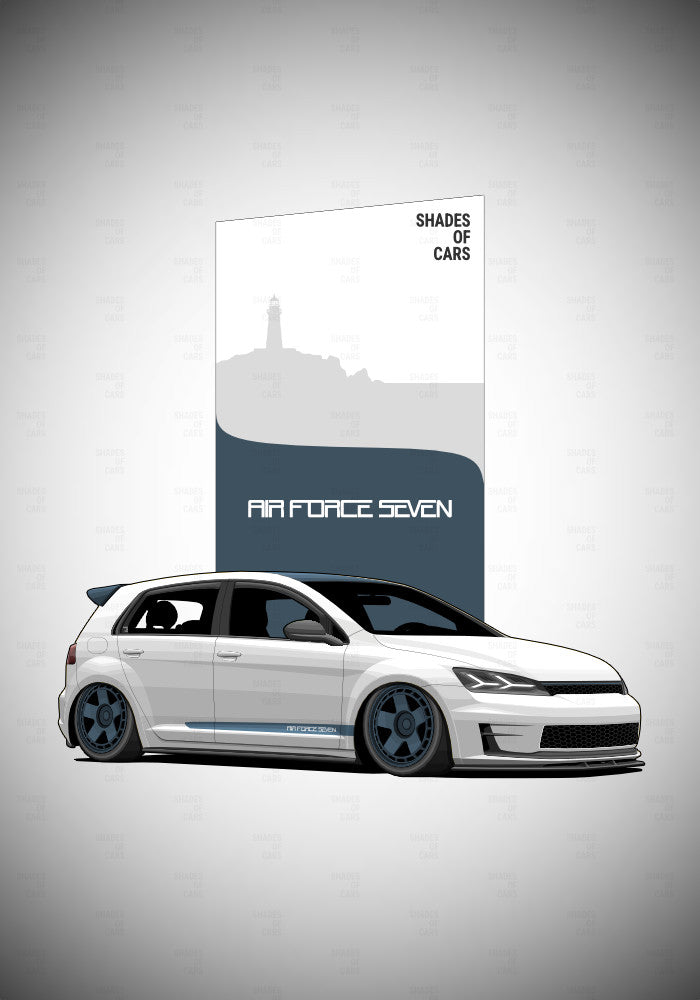 AIR FORCE SEVEN | Automotive Poster