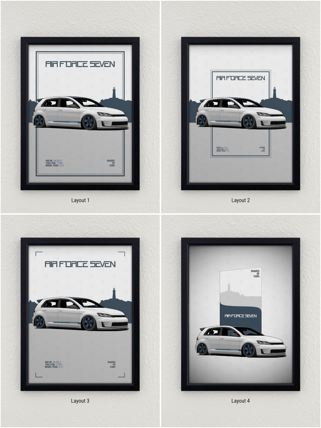 AIR FORCE SEVEN | Automotive Poster