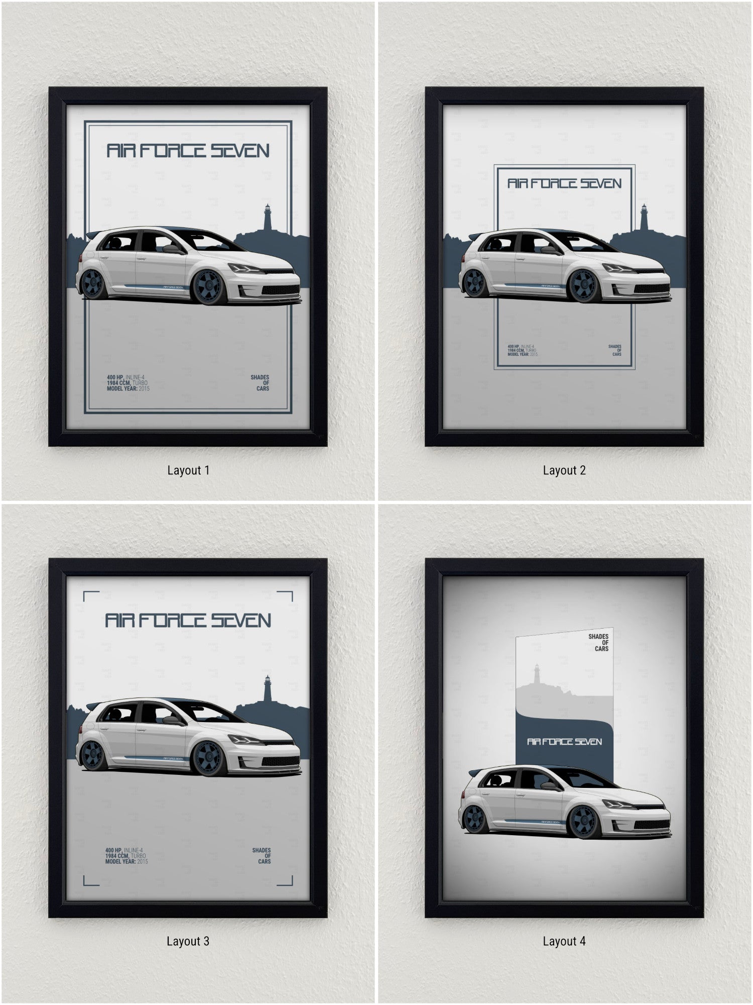 AIR FORCE SEVEN | Automotive Poster