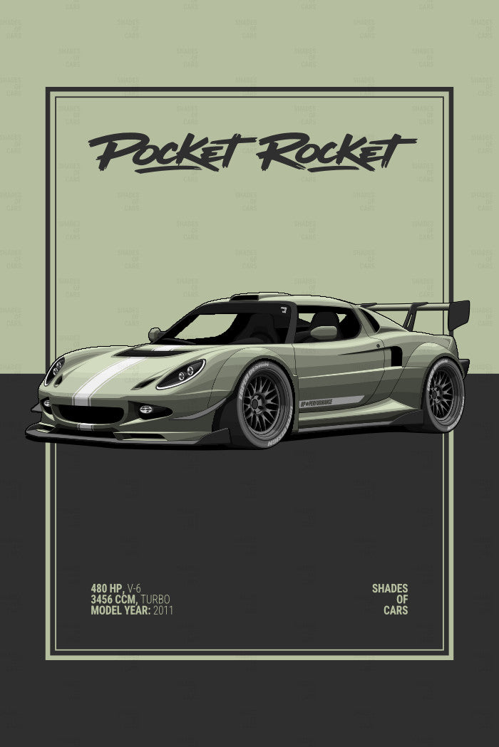 Pocket Rocket | Automotive Poster