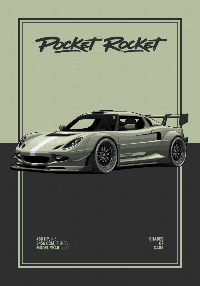 Pocket Rocket | Automotive Poster