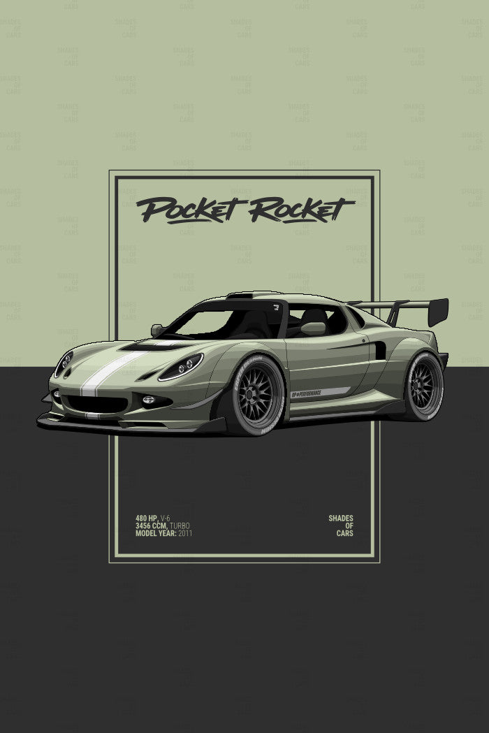 Pocket Rocket | Automotive Poster