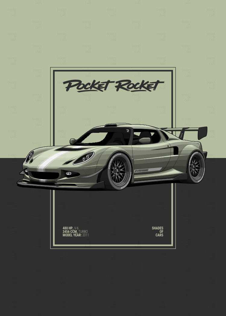 Pocket Rocket | Automotive Poster