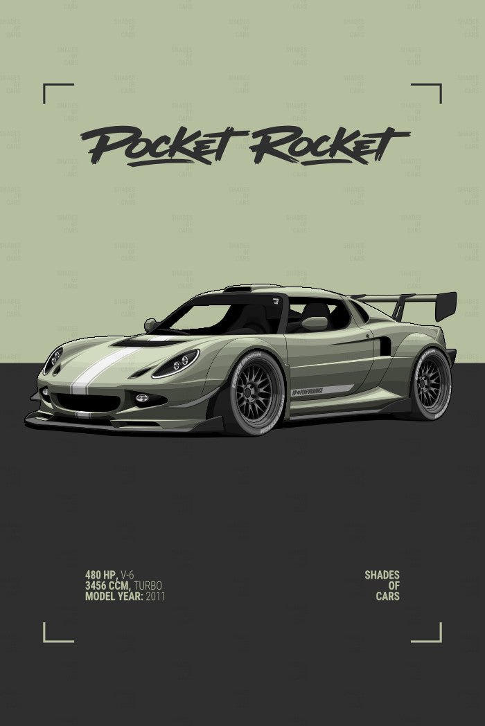 Pocket Rocket | Automotive Poster