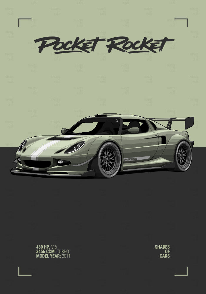 Pocket Rocket | Automotive Poster